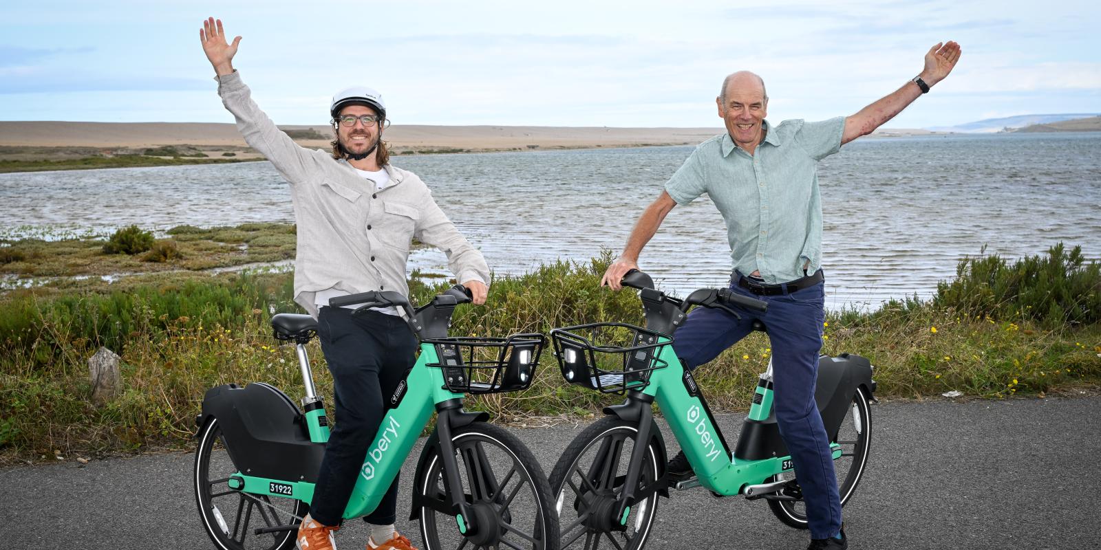 Beryl and Dorset Council reps on launch day 