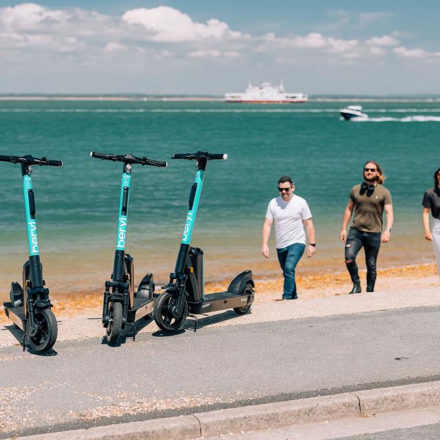 e-scooters on the Isle of Wight