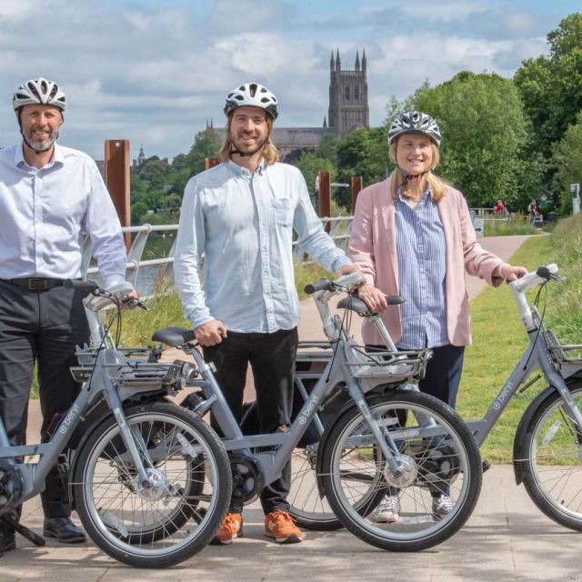 Worcester City Council Deputy Director for Policy & Strategy, David Sutton, Beryl CEO and co-founder, Phil Ellis, Worcester City Council Corporate Director for Planning & Governance, Sian Stroud