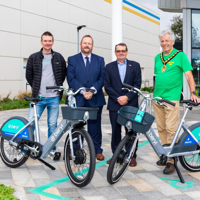 Beryl e-bikes launch event at Daneshill House, Stevenage