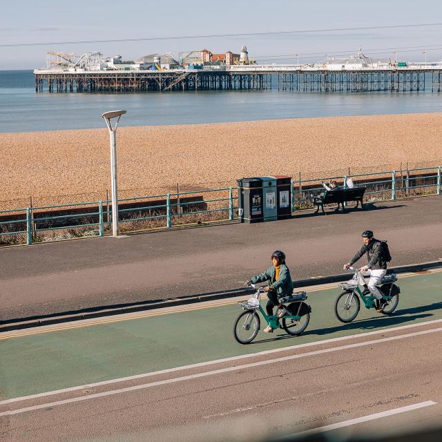 Beryl riders in Brighton 