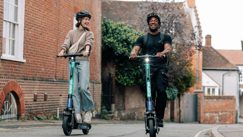 Beryl Norwich scheme e-scooter riders