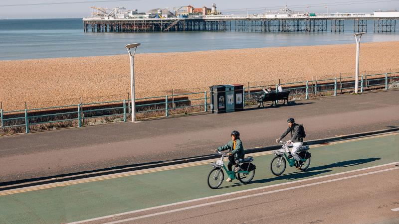 Beryl riders in Brighton 