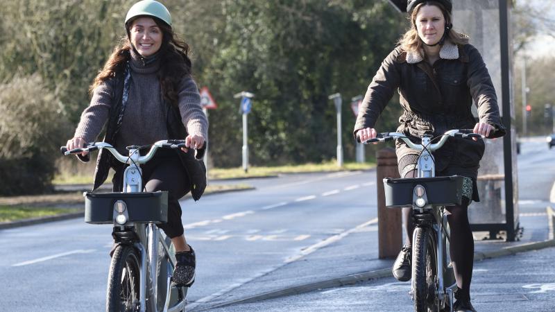 Female riders on new BBE2s in Norwich